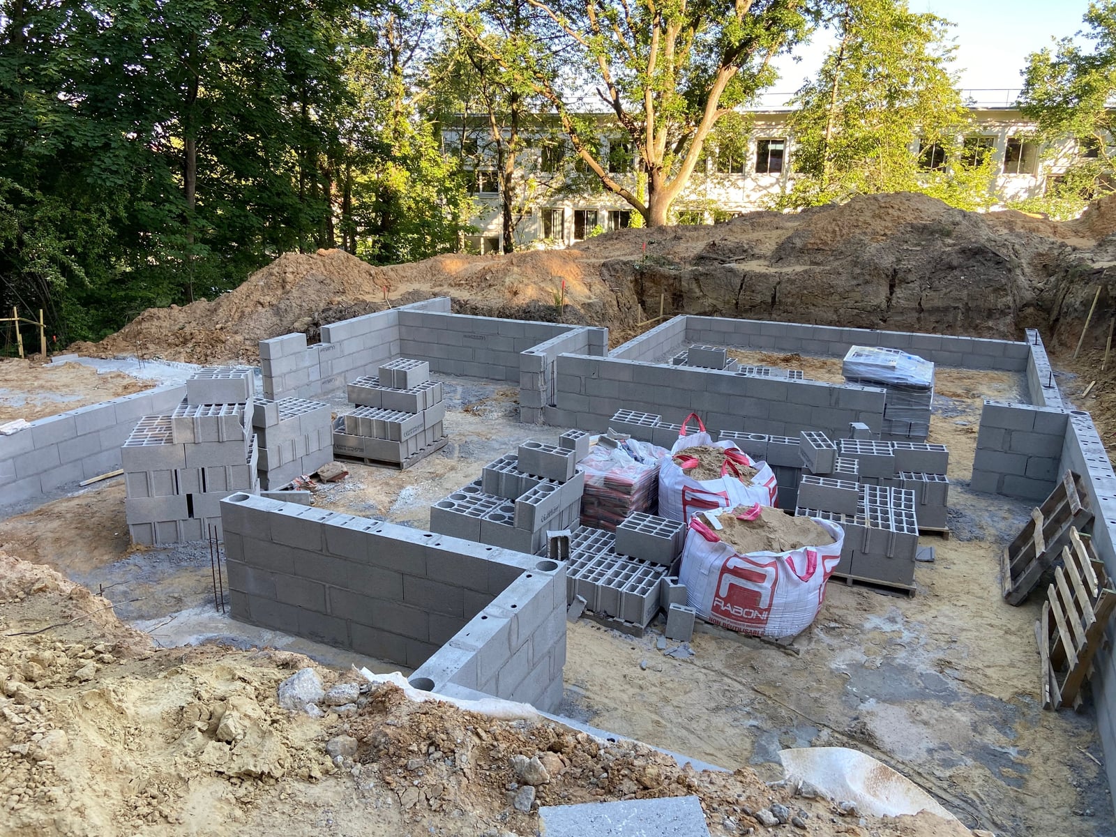 Construction de la maison