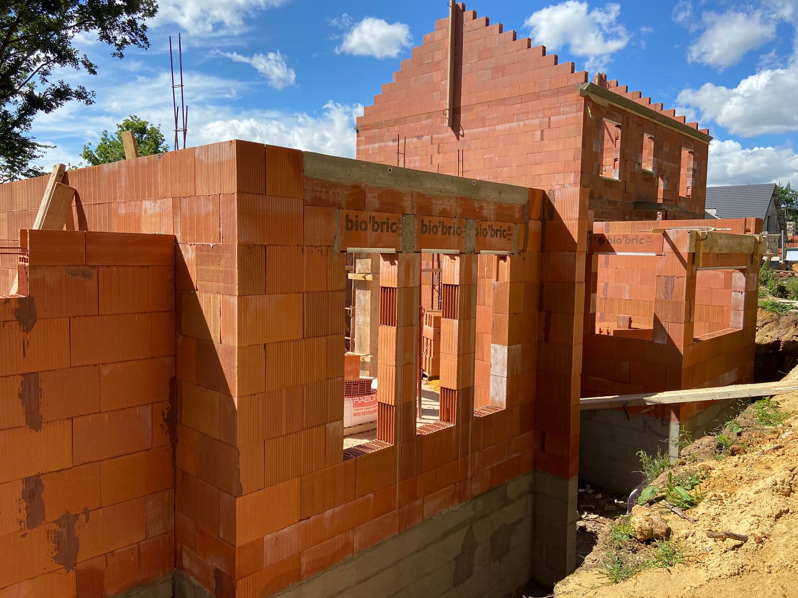 Construction de la maison