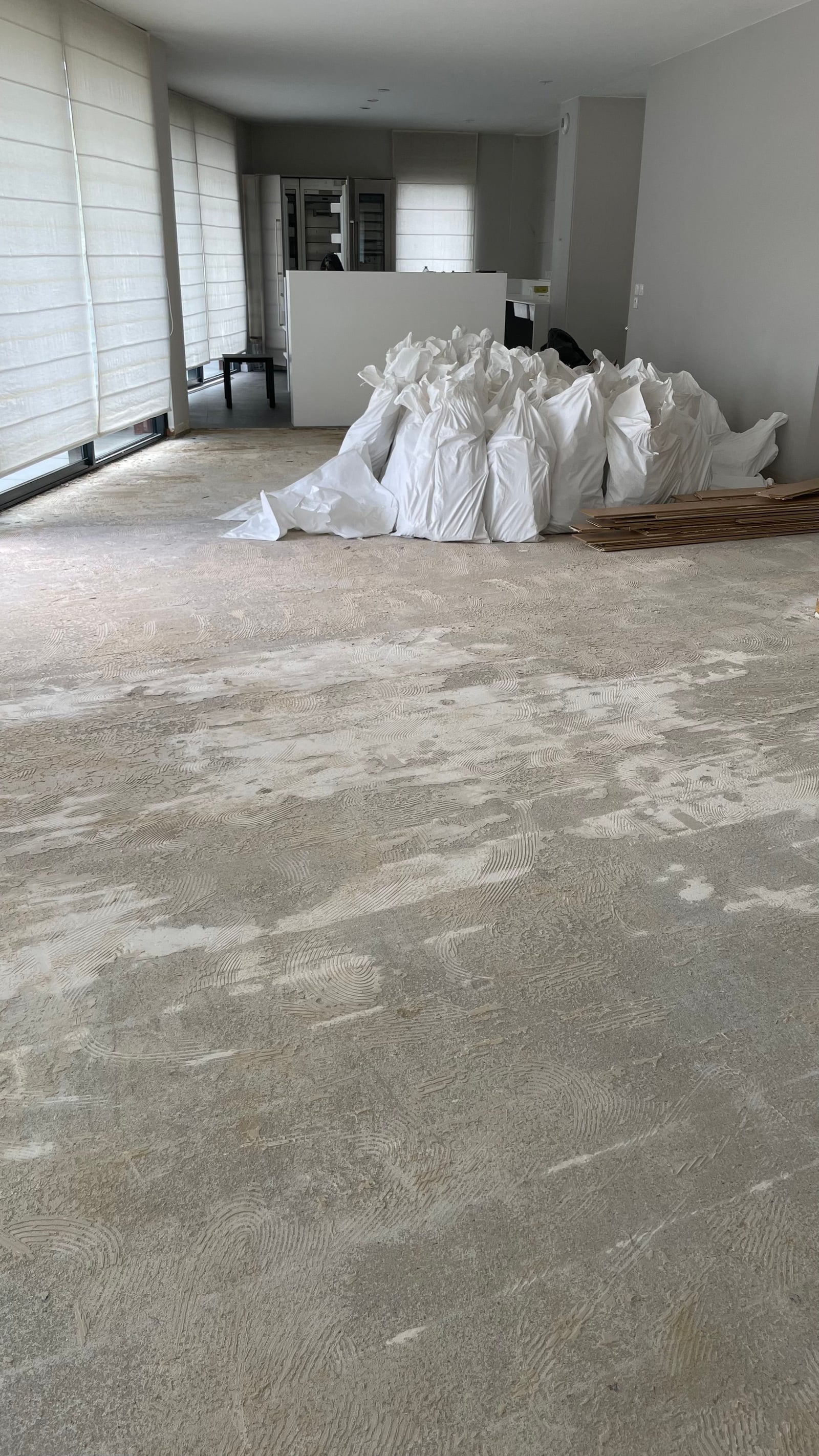 Interieur pendant les travaux