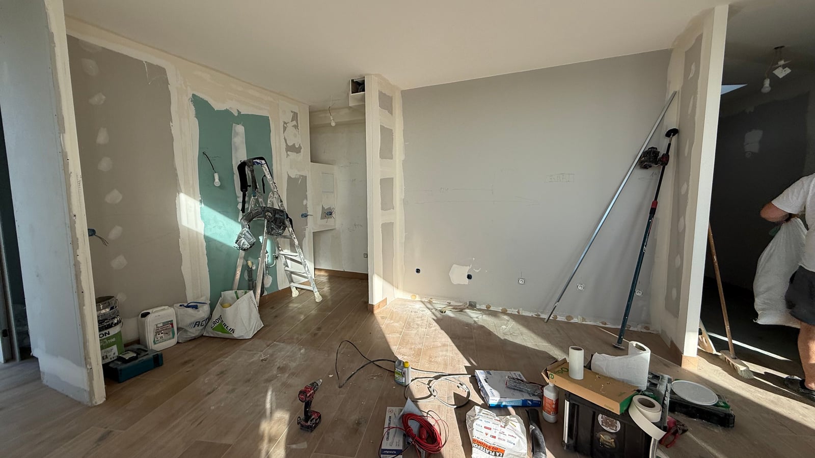 Interieur pendant les travaux