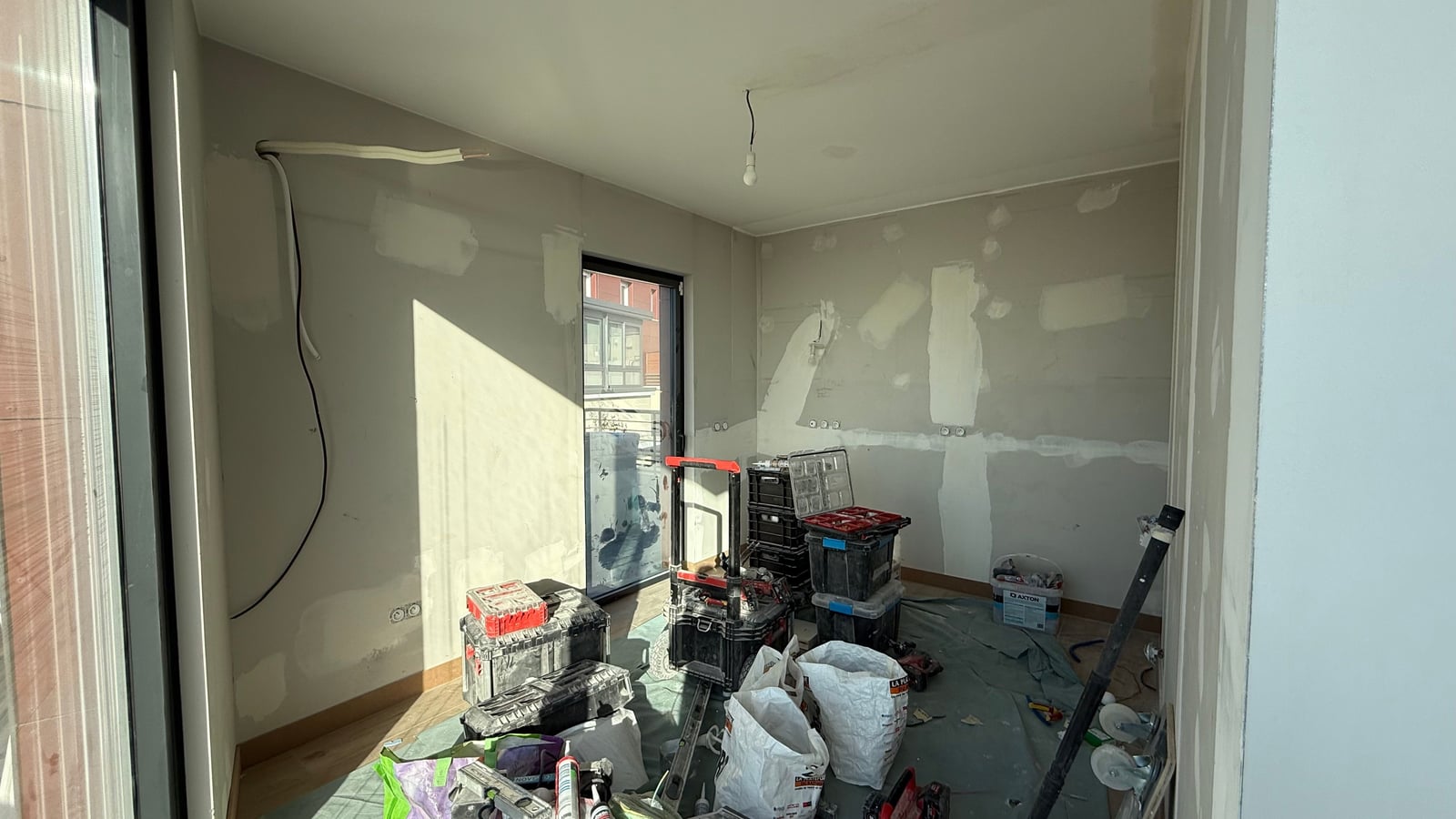 Interieur pendant les travaux