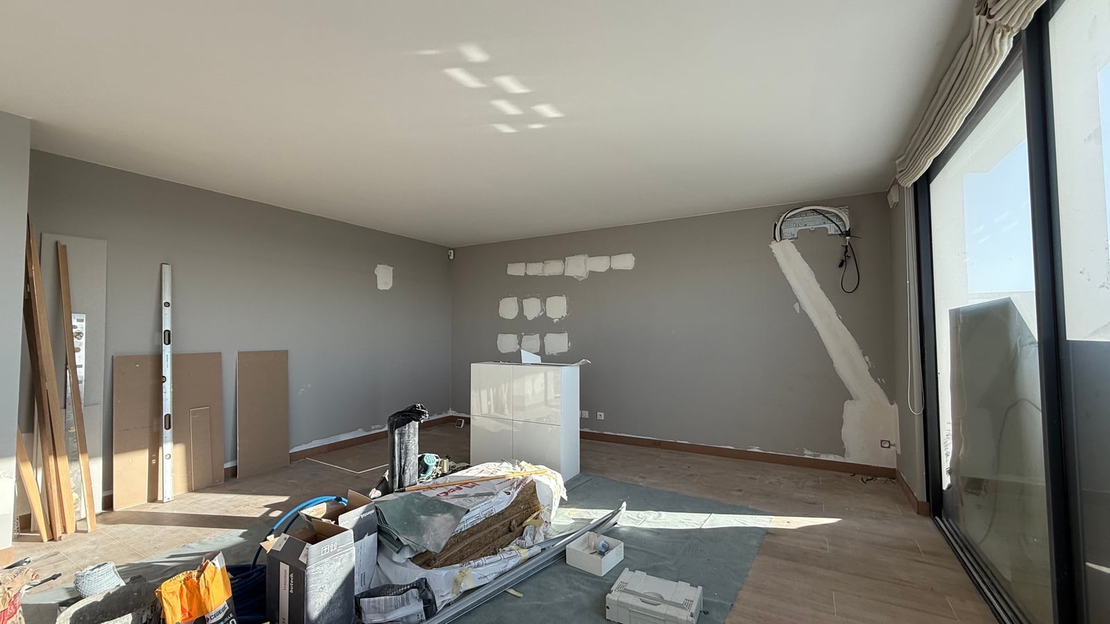 Interieur pendant les travaux