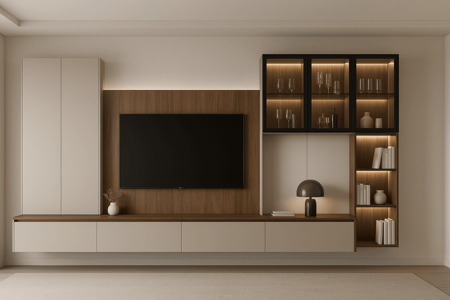 3D réaliste Meuble télévision sur mesure