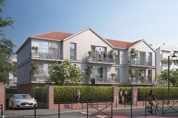 Petit immeuble vue extérieure