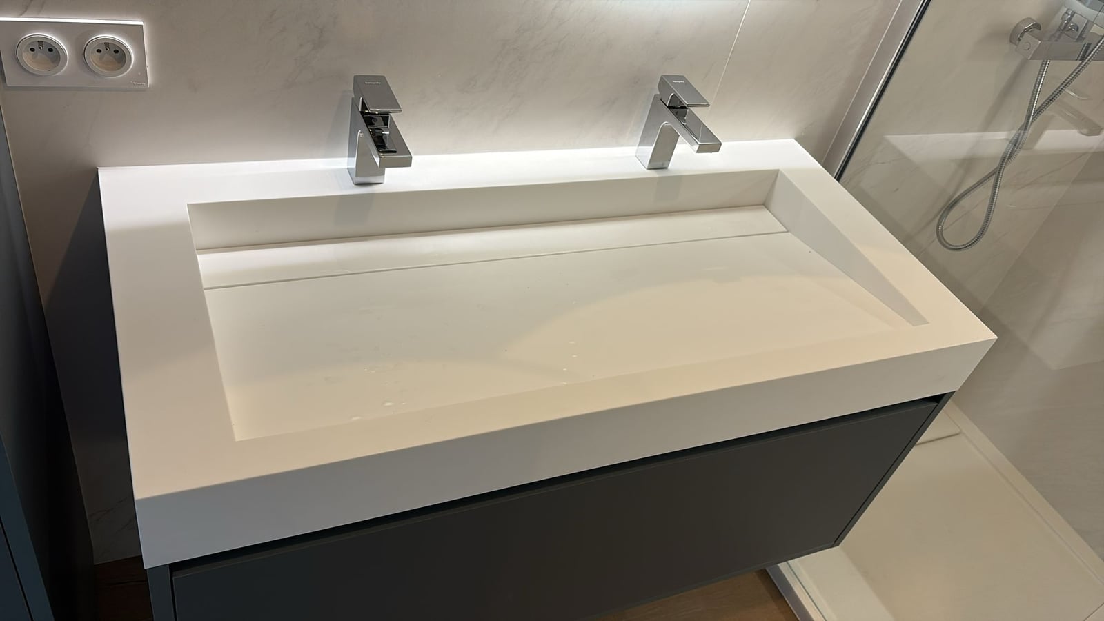Salle d'eau rénovée